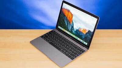 Apple MacBook  Space Grey M3 1.2 8GB 256GB 12'' Laptop (Mid,2017) 6M Warranty