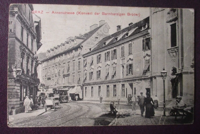 AK Steiermark,  Graz,  Annenstrasse, gel.  Rarität,