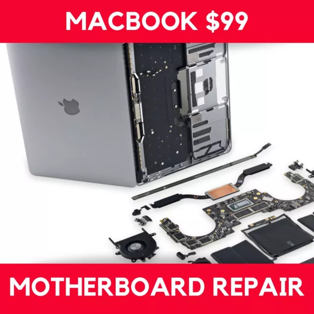 Macbook Pro Air 2018 2019 2020 2021 MotherBoard Repair Service - Mail-in Service