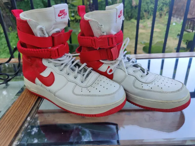 Buy SF Air Force 1 High 'University Red' - AR1955 100
