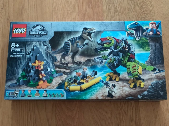 LEGO JURASSIC WORLD 75938 T. REX VS DINO-MECH BATTLE neuf