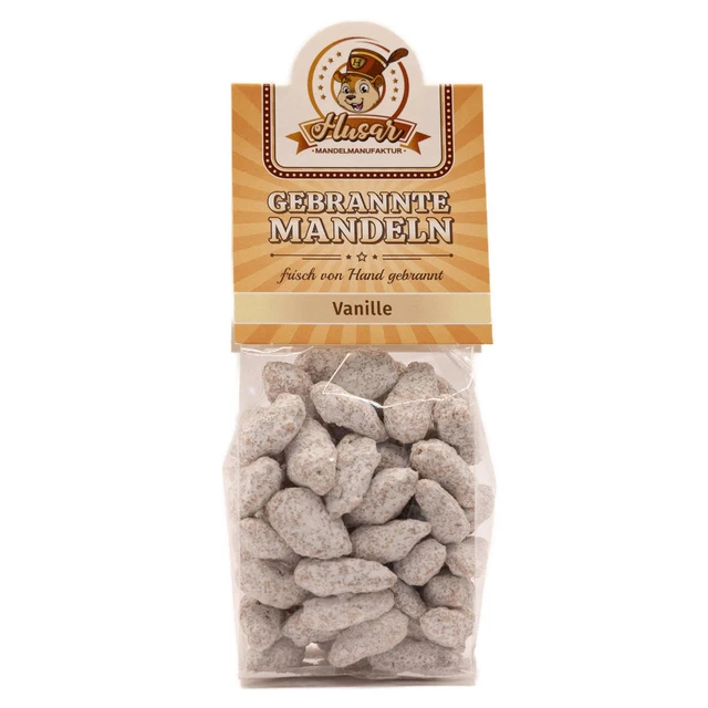 Hussard Mandelmanufaktur Mignonne Gerannte Amandes Vanille Vegan 100g