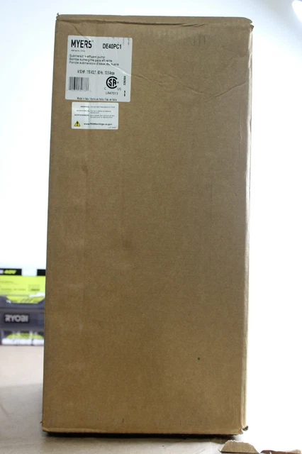 Myers By Pentair DE40PC1  Stainless Steel Effluent Pump BRAND NEW