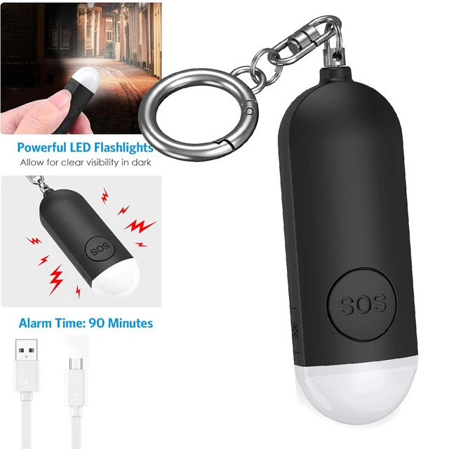 POLICE APPROVED ALARM Personal Panic Rape Attack Safety Security Alarm ...