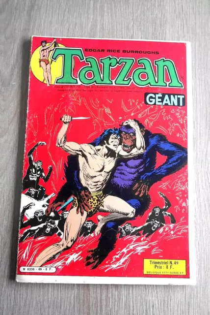 Revue  Tarzan  N° 49  -  Janvier  1982  -  Sagedition