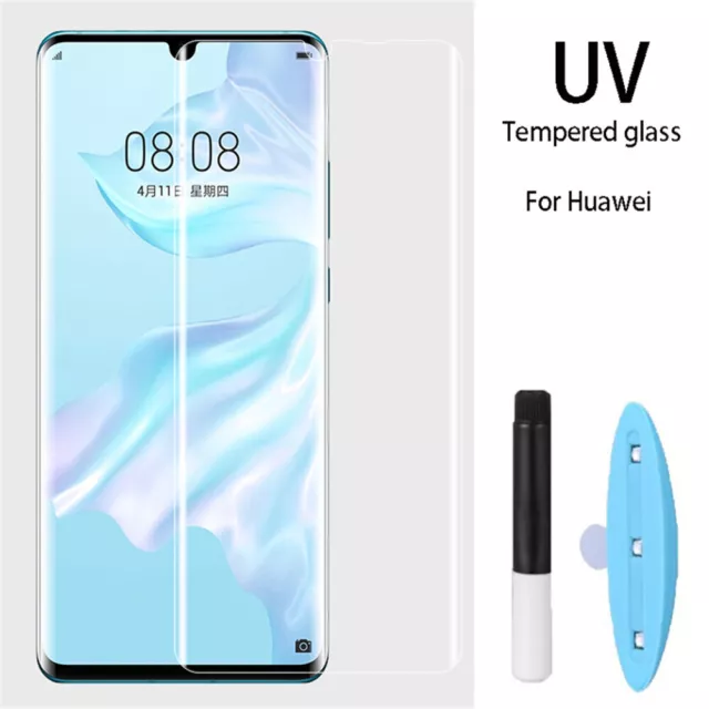 UV Tempered Glass For Huawei Mate 60 Pro 50 P60 Nova 11 Pro 9 8 Screen Protector