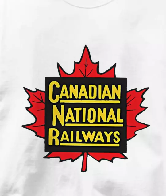 Canada National Railway Vintage Railroad Train T Shirt