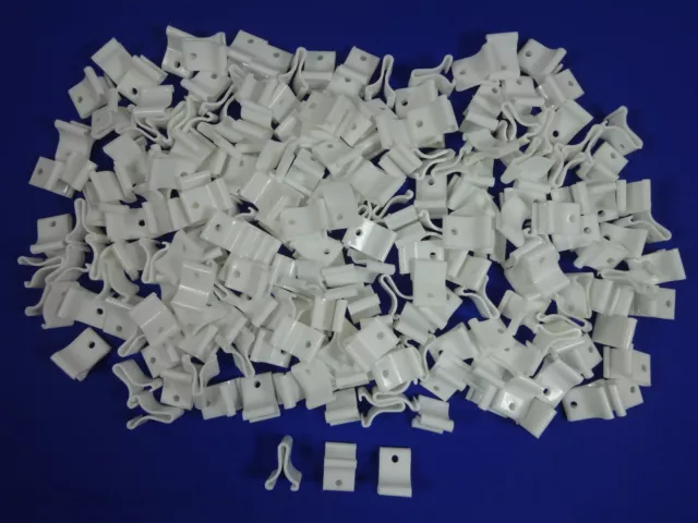 200 Qty Snap Drop Ceiling Track Grid Tile Hook Hinged Signage Banner Supply