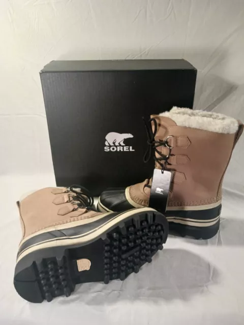 Sorel Caribou Size 7 Buff Waterproof -40° F Womens Snow Boots