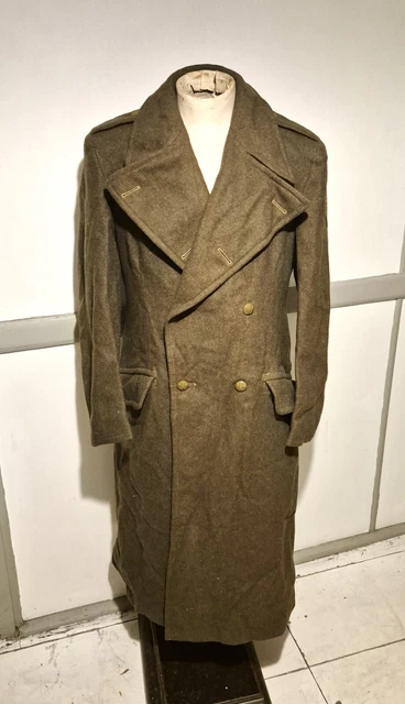 original-ww2-british-army-officer-khaki-wool-greatcoat-1943-114-99
