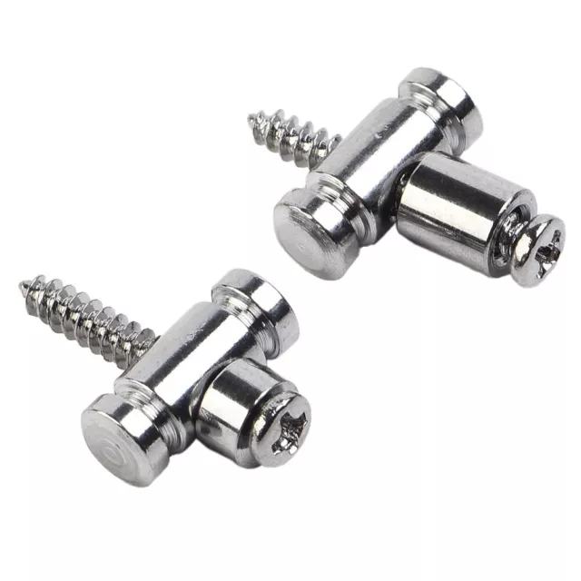 2Pcs Guitar Roller String Trees Retainer With Screws For-Electric Guitars Parts