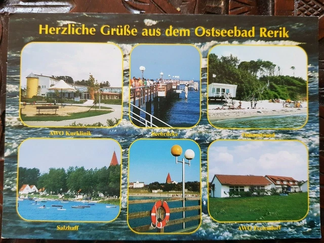 Postkarte 552 gelaufen, Ostseebad Rerik, Ansichtskarte, Sammlung, AK