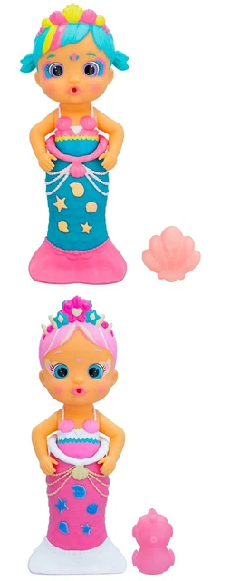 Bloopies Magic Tail Mermaids Collectable Water Play Bath Time Doll