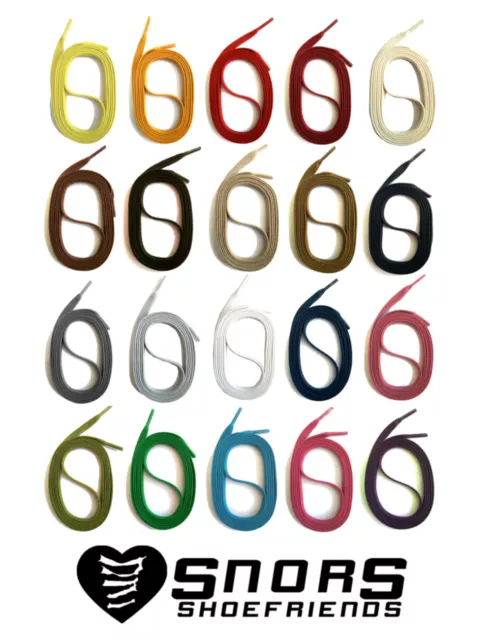 SNORS LACETS PLATS CIR S en coton 90 150cm pour les chaussures en