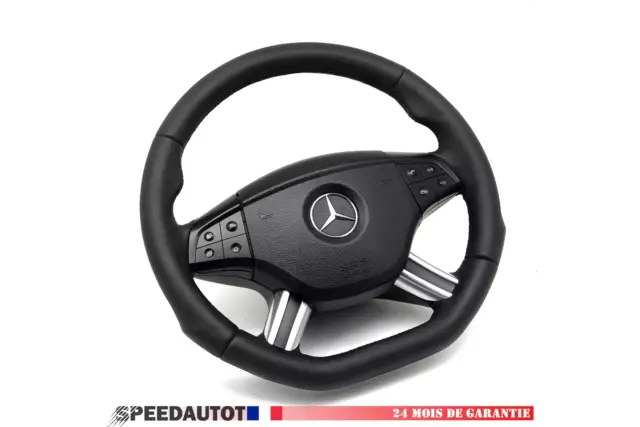 Voiture à droite côté 4 bouts de volant des boutons du volant 1648200110  pour Mercedes-Benz W164, conduite à gauche (café)