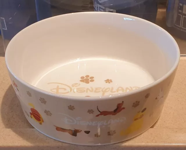 GAMELLE CHIEN / Dog bowl / Hundenapf CÉRAMIQUE / Ceramic Disneyland Paris