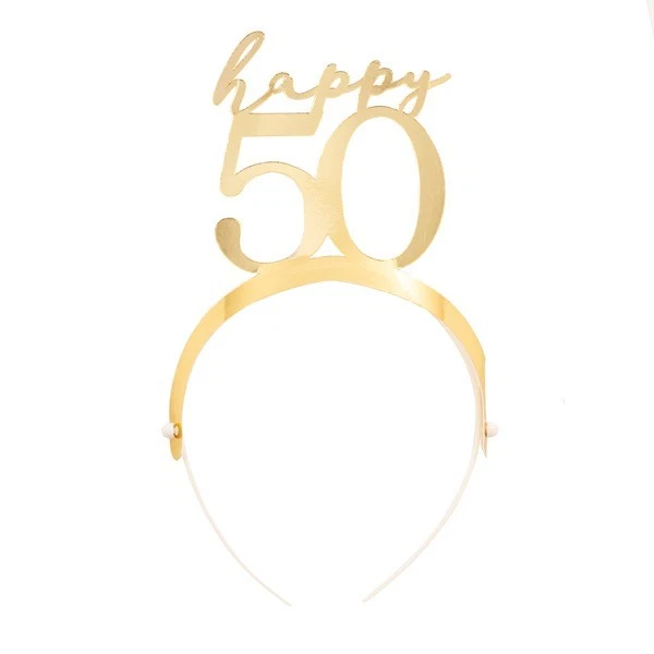 Cravatta Gadget Per 50° Compleanno | Idea Regalo Divertente Per Uomo | Festa A Tema