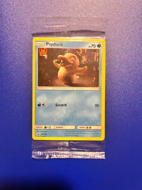 SM199 PSYDUCK HOLO Promo Pokemom Card Detective Pikachu SEALED 12.99 -  PicClick UK