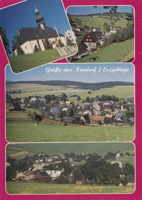 Grüße aus Neudorf / Erzgeb.   , Ansichtskarte - ungelaufen