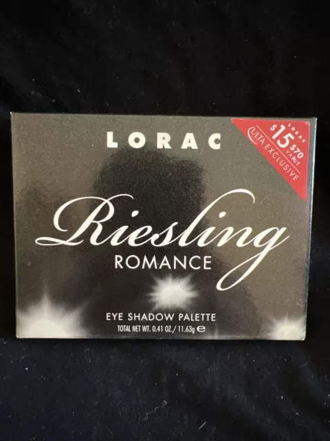 SEALED LORAC Riesling Romance 7-Shade Eye Shadow Palette, Matte + Shimmer 0.41oz