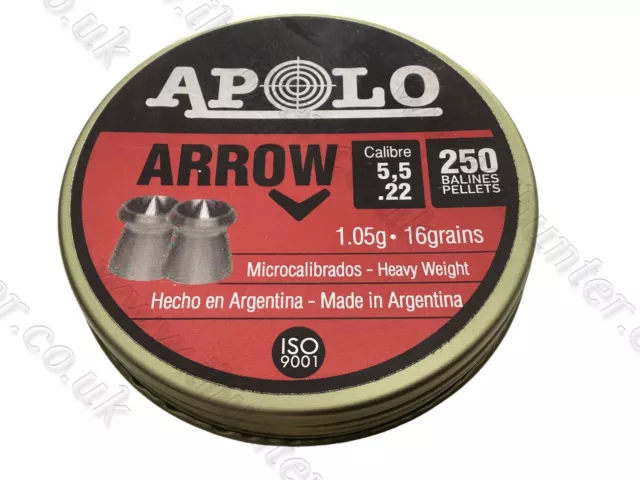 Reaper 1440 Domed Hollow Point .22/5.5mm Airgun Pellets (Qty250