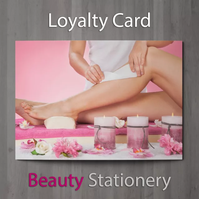 Loyalty Card Beauty Salon Waxing Sugaring Therapist Treatment A8 Mini