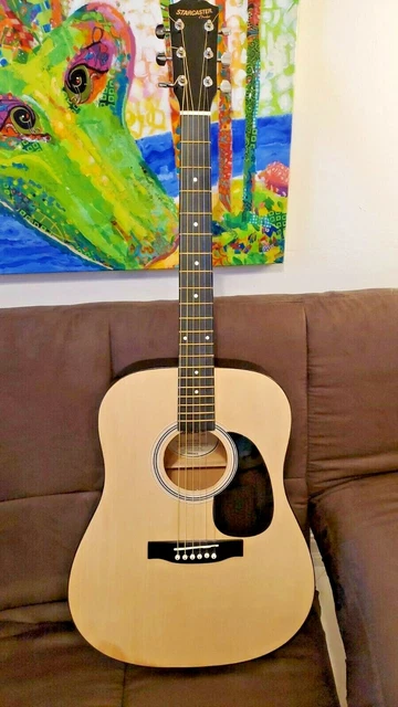 FENDER STARCASTER ACOUSTIC Guitar Model 0910104121 w soft gig
