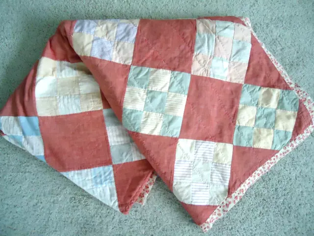 Vintage Handmade Quilt 1960's