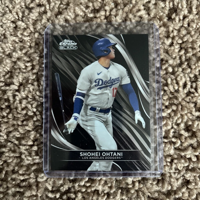 2024 TOPPS CHROME Black SHOHEI OHTANI base 85 Los Angeles Dodgers 5.
