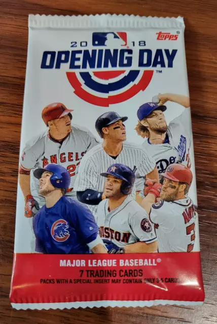 2018 Topps Opening Day Baseball 7 Card Pack - See Full Checklist within