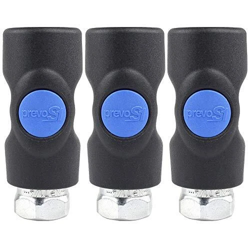 3 Safety Air Plug Coupler Isi061201 1/4" Fnpt New Prevo
