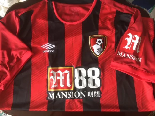 AFC Bournemouth home shirt Umbro size xl