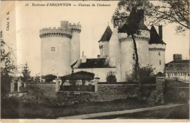 CPA AK Env.d'Argenton Chateau de Chabenet FRANCE (1170822)