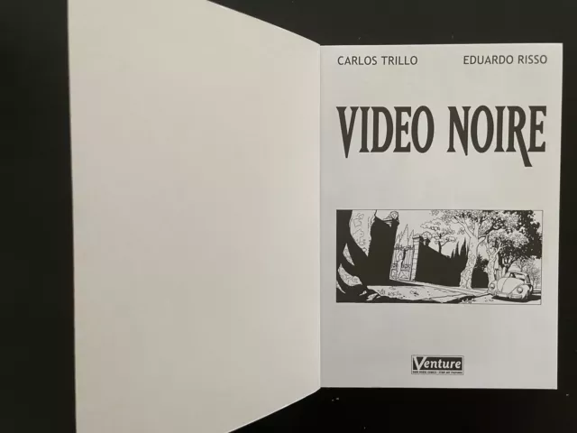 Libro de bolsillo Video Noire - 12 de septiembre de 2001 Dark Horse; edición Gph Carlos Trillo 2