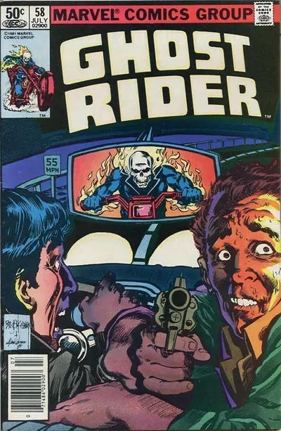 Ghost Rider #58 Marvel Comics Newsstand July Jul 1981 (GD Reader Copy)