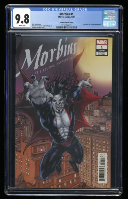 Morbius (2020) #1 CGC NM/M 9.8 White Pages Ferreira Variant Marvel