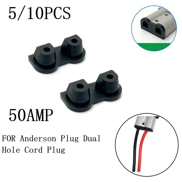 5/10 Pièces Double Trou Prise Accessoires Noir Imperméable Nice Portable