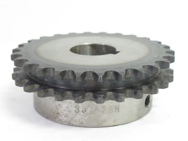 231347 New-No Box; Linn Gear Co. 35-2B26H 0.94" Sprocket; 26T; #35; 0.94"ID