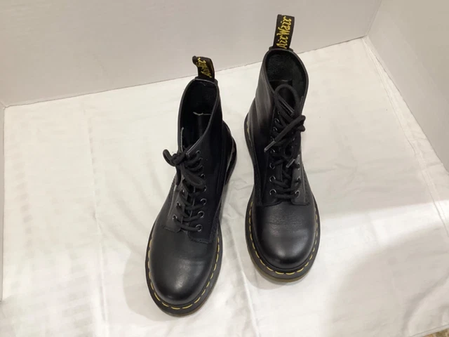 Bottes Dr. Martens Kids Airway AW004 – Noires, Bout Rond, Lacets, Pointure 5, Occasion