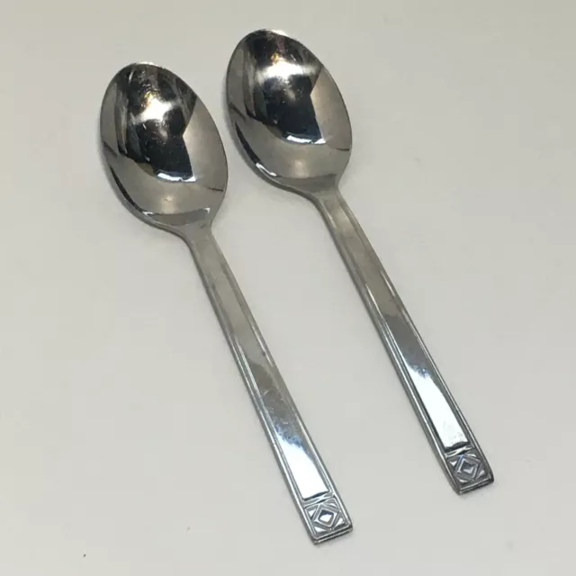 Alaska Airlines Stainless Spoons 2 Pc Silverware Flatware Cutlery Racket ABCO