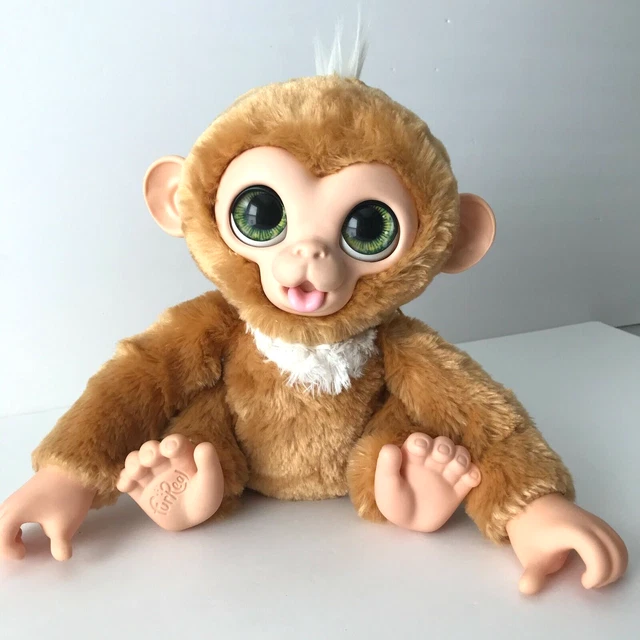 FURREAL FRIENDS CHECKUP Zandi Baby Monkey Pet Interactive Plush Robot