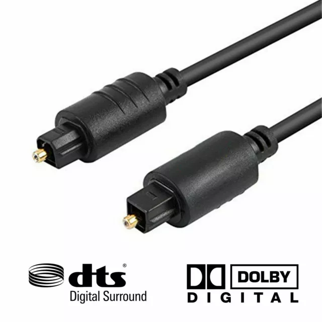 10FT Premium Digital Audio Optical Optic Fiber Cable Toslink SPDIF Cord 10 ft HD