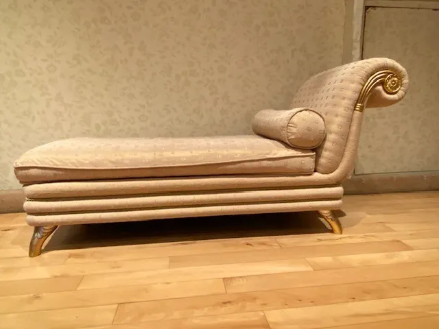 antique chaise longue used