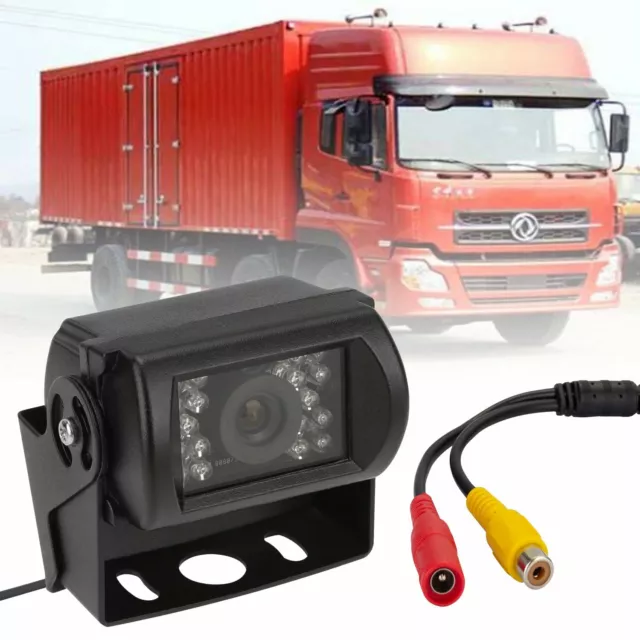 Car Van Security Rear View 18 IR LED Night Vision Reversing Camera Waterproof