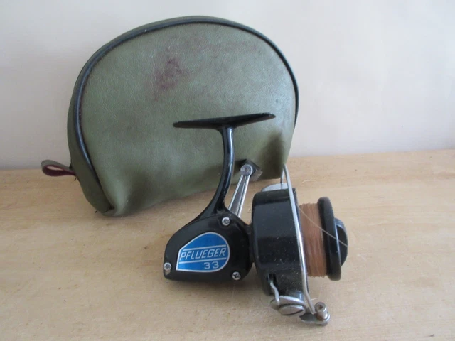 RARE 1970S PFLUEGER 33 Fixed Spool FISHING REEL - Superb Condition Fully Working 39.95 - PicClick UK RARE 1970S PFLUEGER 33 Fixed Spool FISHING REEL - Superb Condition Fully Working 39.95 - PicClick UK