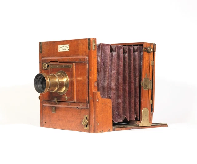 1880's Perken, Son & Rayment Whole Plate Large Format Antique Tailboard Camera