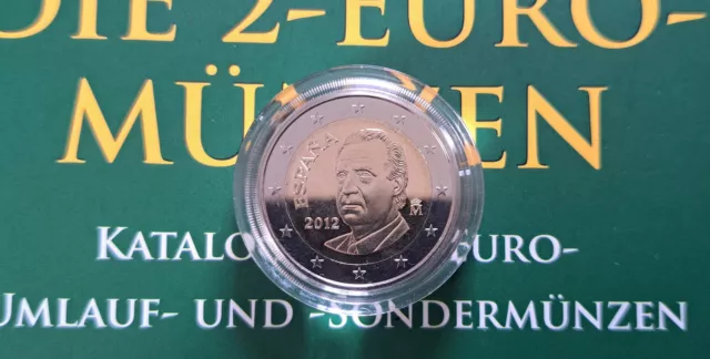 SPANIEN Kursmünze 2 Euro 2012 PP Polierte Platte Proof aus dem KMS