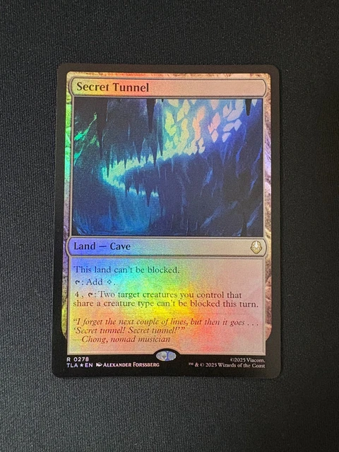 2025 MTG AVATAR The Last Airbender Secret Tunnel Foil #278 £0 76