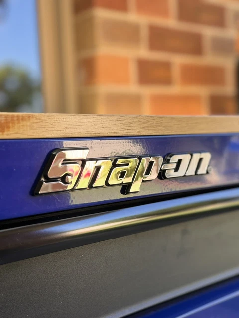 Vintage Snap-on Tool Box Badge - 3D Rubber Magnet Emblem - New Old Stock