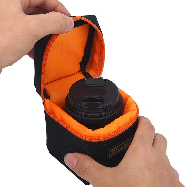 Sac Housse Appareil Photo Étui de protection antichoc pr objectif de caméra DSLR